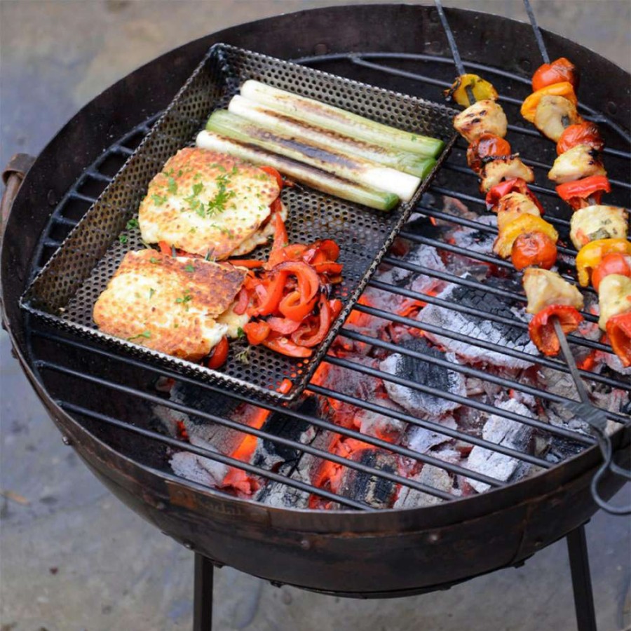 Open Air Life * | Grill Tray For Travel Kadai Fantastic Model