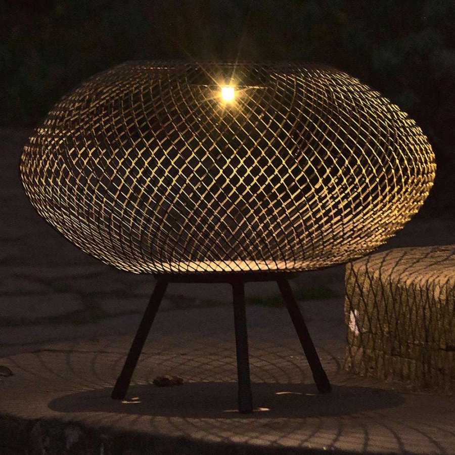 Open Air Life * | Solar Wire Cage Table Lantern Shoping Model