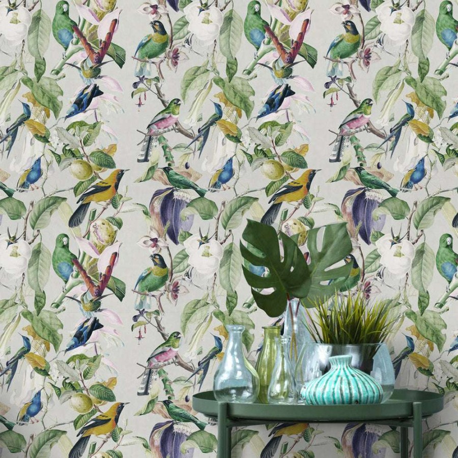 Open Air Life * | Birds Feature Wallcovering Exceptional Design