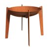 Open Air Life * | Corten Fire Bowl On Legs Tendy Style