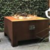 Open Air Life * | Gas Fired Corten Steel Fire Pits Excellent Quality