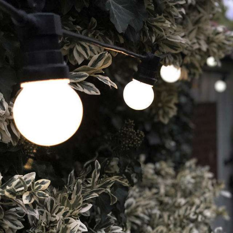 Open Air Life * | Outdoor Single Length Led Warm White Opaque Festoon Lights Radiant Model