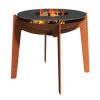 Open Air Life * | Corten Cooking Fire Bowl On Legs With Cooking Ring Hot Sell