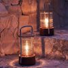 Open Air Life * | Bollard Teak Oil Lantern Latest Fashion