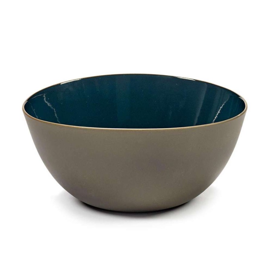 Open Air Life * | Rur:Al Deep Blue Serving Bowl 100% Guarantee