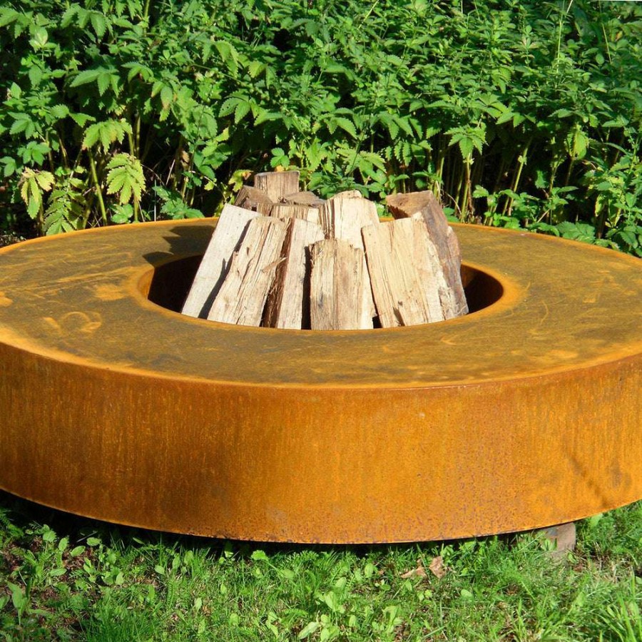 Open Air Life * | Corten Steel Garden Fire Pits Shoping Model