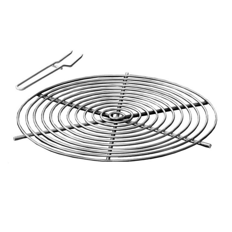 Open Air Life * | Ember Fire Pit Cooking Rack Stainless Steel Opening Sales